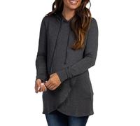 Limtula Sudadera con Capucha y cordón para Embarazo, Dark Grey XL