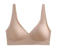 Limtula Sujetador con tirantes ajustables para mujer, invisible, realce hacia arriba, sin aros, comodidad diaria, ropa interior, cobertura completa, color, L