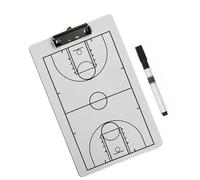 Limtula Tableros de Entrenamiento de Voleibol de fútbol, Escritura de Estrategia de PVC, Reutilizable para Entrenadores, portapapeles táctico de Estrategia portátil