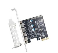 Limtula Tarjeta de expansión PCIE a 4 Puertos Tipo C, convertidor Interno, Tarjeta de expansión PCIE para extensión de Accesorios de Escritorio