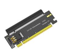 Limtula Tarjeta PCIe 16X PCIE 5.0 X16 Tarjeta de extensión Macho a con Conector de 6 Pines para Caja de Servidor GPU Graphics Host Computer GPU Link