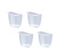 Limtula Taza de alimentación para recién nacidos, alimentador de taza para bebé a prueba de derrames, ayuda para alimentación suplementaria, tazón para bebé prematuro temprano, 4 Uds