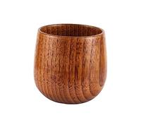 Limtula Tazas de té de madera Tazas de té de madera maciza natural Tazas Taza de café Taza de vino para beber café Vino Cerveza Madera para beber, Small Big Belly Cup