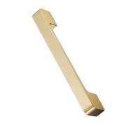 Limtula Tiradores de cajón de latón para tocador, manija larga y cuadrada para muebles, simple mesita de noche, manijas de cajón duraderas, repuesto