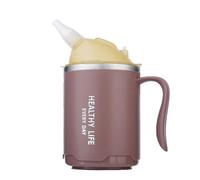 Limtula Vaso Ergonómico para Alimentación De Enfermeras 400 Ml Tecnología contra Derrames con Pajita De Seguridad Pacientes con Parálisis Asistencia Comidas Líquidas Construcción Permanente Sin