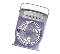 Limtula Ventilador De Escritorio Pequeño Recargable Máquina Refrigeración Por Aire Solución 3 Velocidades Para Hogar Oficina Dormitorio Dispositivo Refrigeración Por Circulación Aire