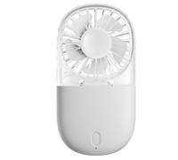 Limtula Ventilador portátil de mano, pequeño ventilador de mano recargable de 1200mAh para viajes, hogar, oficina, Camping, refrigeración interior y exterior, Camping aire