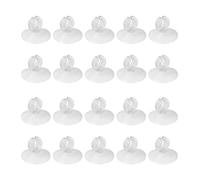 Limtula Ventosas de acuario para pecera, tubo de línea aérea con clips, accesorios transparentes para peceras, 10 piezas/20 piezas/50 piezas de ventosa para acuario, soporte para plantas