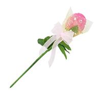 Limtula Versátil caja de anillos de boda con forma de flor de rosa, accesorio de presentación de joyería para compromiso, talla única, como se describe