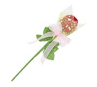 Limtula Versátil caja de anillos de boda con forma de flor de rosa, accesorio de presentación de joyería para compromiso, talla única, como se describe
