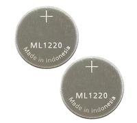 Limtula Vida útil de la batería Recargable ML1220 de 17 mAh, Adecuada para Relojes Digitales de vehículos en diversas Condiciones climáticas,