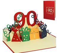 Lin de Pop Up Tarjetas de felicitación para 90 cumpleaños, tarjetas de cumpleaños tarjetas de felicitación Tarjetas de felicitación, 90. años