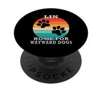 Lin Home For Wayward Dogs Apellido PopSockets PopGrip Adhesivo