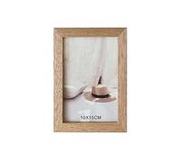 LIN HOME RS02141 Marco de Foto 10 x 15 cm para Decoración Madera MDF con Soporte y Panel Cristal