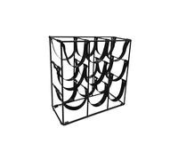 LIN HOME RS02209 Estantería para Vinos de Bambú Casa, Estante Multifuncional para Vinos y Copas, Ideal para Decoración de Hogar y Fiestas Españolas
