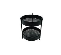 LIN HOME RS02211 Organizador Redondo de 2 Niveles, Soporte Multiusos para Hogar y Oficina