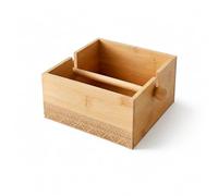 LIN HOME RS24041 Portapañuelos de Mesa con Diseño Minimalista, Organizador Funcional para Hogar y Oficina(13.2 * 13.2 * 6.5)