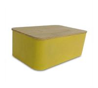 LIN HOME XZ-22258 Caja de Almacenamiento Plegable para Hogar, Organizador Espacioso y Versátil(yellow20*12 * 8)