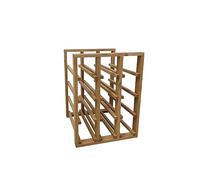 LIN HOME XZ-22285 Botellero Vino Madera para Almacenar de Manera Óptima hasta 12 Botellas de Vino
