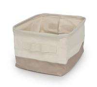 LIN HOME XZ-24813 Cesta de Tela Plegable para Almacenamiento 26x37x22.5cm con Asa - Caja Tela Multiuso para Armarios, Baño, Juguetes, Coladas