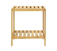 LIN HOME XZ-250049 Estantería de Madera de 2 Niveles - Organizador Abierto para Hogar y Cocina