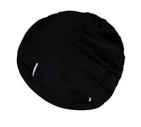 Lin’s Liliana Gorro de natación para Cabello Largo - Gorro de natación de Tela para Mujeres y niñas - Gorro de baño con Ajuste cómodo, Gorros de natación Ajustables (Negro)