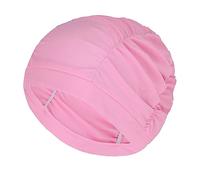 Lin’s Liliana Gorro de natación para Cabello Largo - Gorro de natación de Tela para Mujeres y niñas - Gorro de baño con Ajuste cómodo, Gorros de natación Ajustables (Rosa)