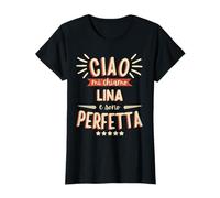 Lina Idea Regalo Personalizzata Amica Nome Divertente Camiseta