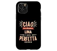 Lina Idea Regalo Personalizzata Amica Nome Divertente Carcasa para iPhone 11 Pro