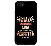 Lina Idea Regalo Personalizzata Amica Nome Divertente Carcasa para iPhone SE (2020) / 7/8