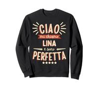 Lina Idea Regalo Personalizzata Amica Nome Divertente Sudadera