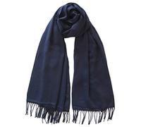 Lina & Lily Pashmina Bufanda Chal Invierno para Mujeres y Hombres (Azul marino)
