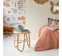 Lina - Mesita de noche infantil de ratán H 40 x B 40 x T 40 cm