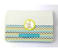 LINA OFFICINE GRAFICHE CREATIVE 56-653 - Tarjeta de confirmación femenina y masculina - Monedero y cierre con imán, 11,50 x 16,50 cm