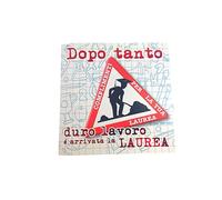 LINA OFFICINE GRAFICHE CREATIVE Graduation Card, 3D Gifts for Men or Women, Graduation Decorations, Funny Gadgets, Engineer, Nursing, Lawyer, 6" x 6" - (SEMAHOOR), 11-151