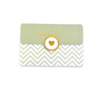 LINA OFFICINE GRAFICHE CREATIVE HBGFTBqcb - Tarjeta de felicitación de boda, para regalo de boda, con cierre magnético, 11,50 x 16,50 cm, corazón dorado