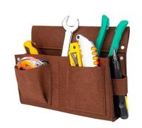 LinaLife 4 bolsillos de 10.3 pulgadas para herramientas de carpintero, bolsa de herramientas duradera y gruesa para herramientas para carpintería, electricista, dispositivos de mantenimiento,