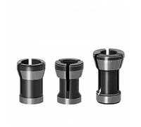 LinaLife Juego de 3 boquillas surtidas (6 mm, 6,35 mm, 8 mm), 6 mm, 6,35 mm, 8 mm, adaptador para taladros, grabado, máquina de tallado, fresadora eléctrica, herramienta de carpintería