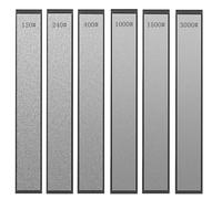 LinaLife - Juego de 6 piedras de afilar de diamante para afilar cuchillos de ángulo fijo, sistema profesional de afilar cuchillos de cocina, piedra de afilar, 120/240/400/1000/1500/3000