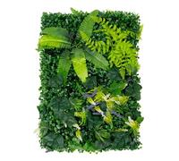 Linanty 6 piezas de pared para plantas, 40 x 60 cm, plantas artificiales, pared de flores, plantas artificiales, fondo de pared, para el hogar, decoración de jardín