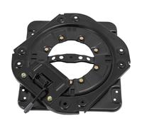 Linanty Placa giratoria de asiento de alto rendimiento, base giratoria de acero de 360°, capacidad de carga de 130 kg, para taburetes de bar, furgoneta