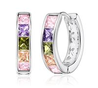 Linawe Pendientes de aro pequeños de plata para mujer, piercings en forma de hélice, piercings en forma de oreja