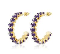 Linawe Pendientes tipo argolla de acero inoxidable para mujer, pendientes llamativos, hipoalergénicos, grandes, modernos, disponibles en oro y plata