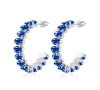 Linawe Pendientes tipo argolla de acero inoxidable para mujer, pendientes llamativos, hipoalergénicos, grandes, modernos, disponibles en oro y plata