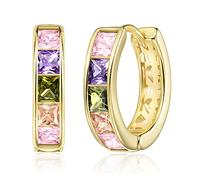 Linawe Pequeño piercing de aro, pendientes de aro pequeños dorados, pendientes Higgies Helix chapados en oro, pendientes de joyería para mujer, pendientes colgantes dorados
