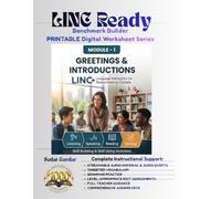 LINC Ready Benchmark Builder PRINTABLE Digital Worksheet Series: MODULE - 1 Greetings & Introductions