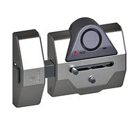 LINCE Cerrojo Alta Seguridad 7930 RSA Alarma de 100dB-CROMADO, Cromado, 0