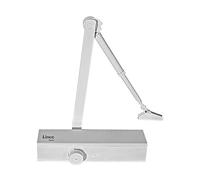 LINCE - CPA24RB Cierrapuertas de Brazo Articulado con Sistema de Retención Ajustable Fuerza EN 2-4 Acabado Blanco para Puertas de hasta 1100mm