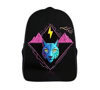 Lince Mochila Escolar En 3D 2 Compartimento Con Bolsillos Grandes Animal Informal Grande Mochila Alta Capacidad Mochilas Impresos-16，para Estudiantes Safari De Senderismo