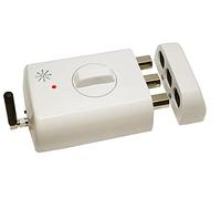 LINCE SUPRATRONIK 94940Tk-Cerrojo invissible electrónico 4940-tk, Blanco, Acero aleado, 230X170X70MM